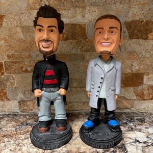 NSYNC Justin Timberlake & Joey Fatone JR 2001 Best Buy Bobble Head